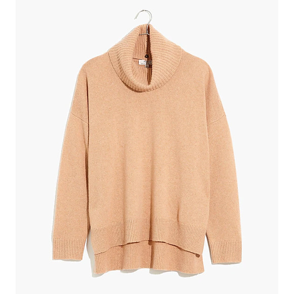 Madewell (Re)sourced Cashmere Wool Pullover Sweater Ballet Pink - Picture 5 of 5